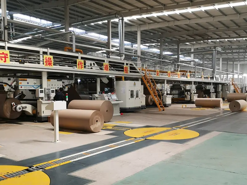 3 layer corrugated cardboard production line