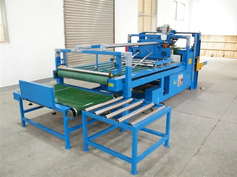 Semiauto Carton Folder Gluer An Old Model Machine for Micro Scale Corrugated Carton Plant